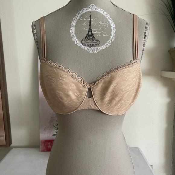Soma Tan Lace Balconette Bra